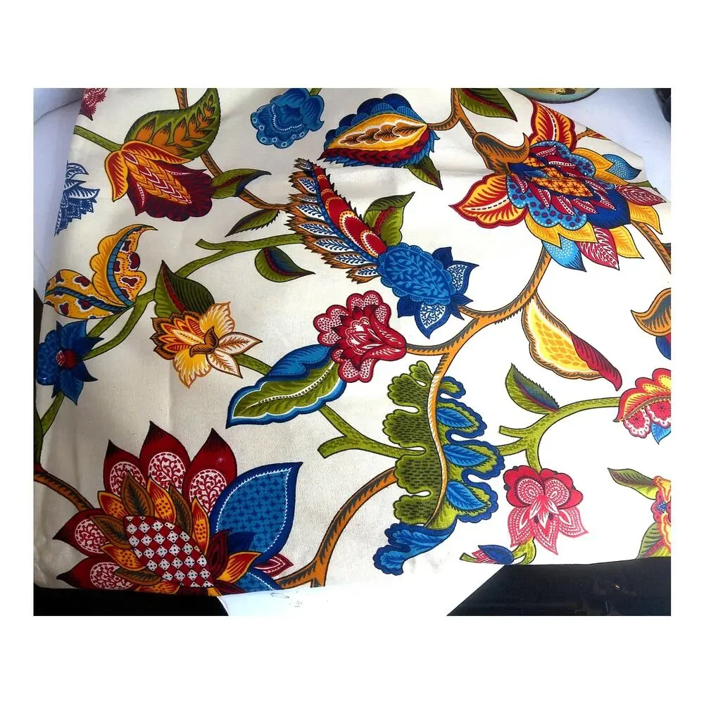 Vintage Waverly Screen Print Fabric Rambouillet The Place Vedome Collection